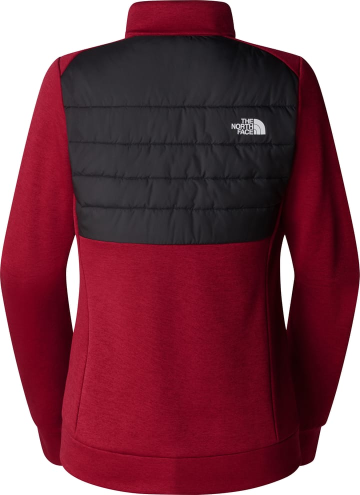 The North Face Women's Reaxion Hybrid Jacket Beetroot Dark Heather/Asphalt Grey The North Face