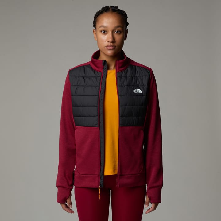 The North Face Women's Reaxion Hybrid Jacket Beetroot Dark Heather/Asphalt Grey The North Face The North Face Women's Reaxion Hybrid Jacket Beetroot Dark Heather/Asphalt Grey The North Face