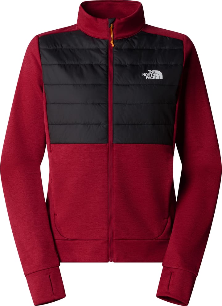 The North Face Women's Reaxion Hybrid Jacket Beetroot Dark Heather/Asphalt Grey The North Face The North Face Women's Reaxion Hybrid Jacket Beetroot Dark Heather/Asphalt Grey The North Face