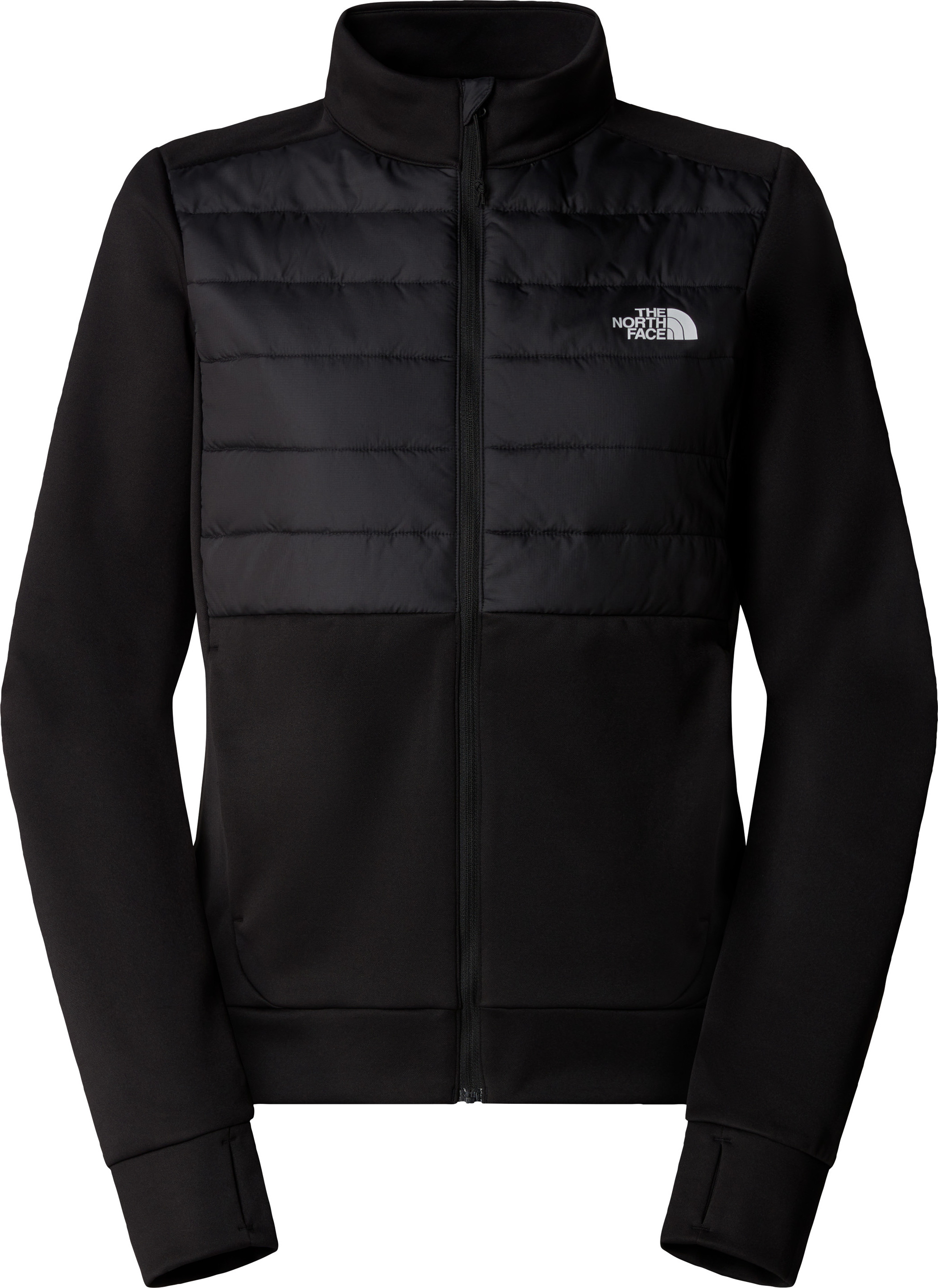 The North Face Women's Reaxion Hybrid Jacket TNF Black/Asphalt Grey Mellanlager tröjor XS