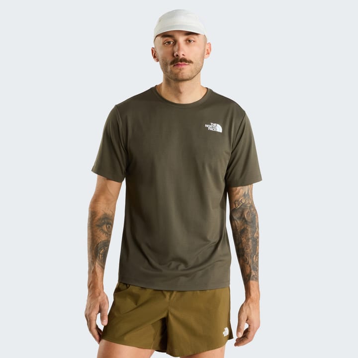 The North Face Men's 24/7 Short Sleeve Tee New Taupe Green The North Face