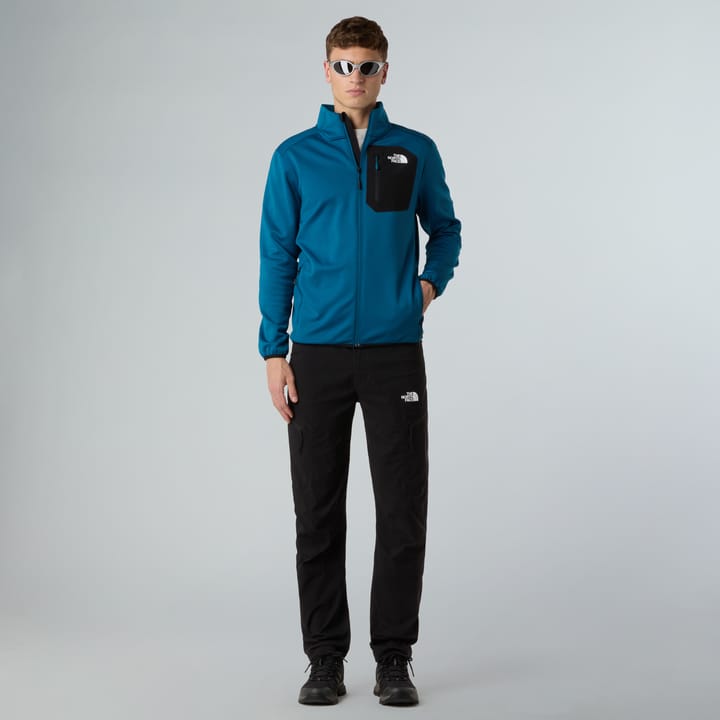The North Face Men's Crest Full-Zip Fleece Mineral Ink/TNF Black The North Face