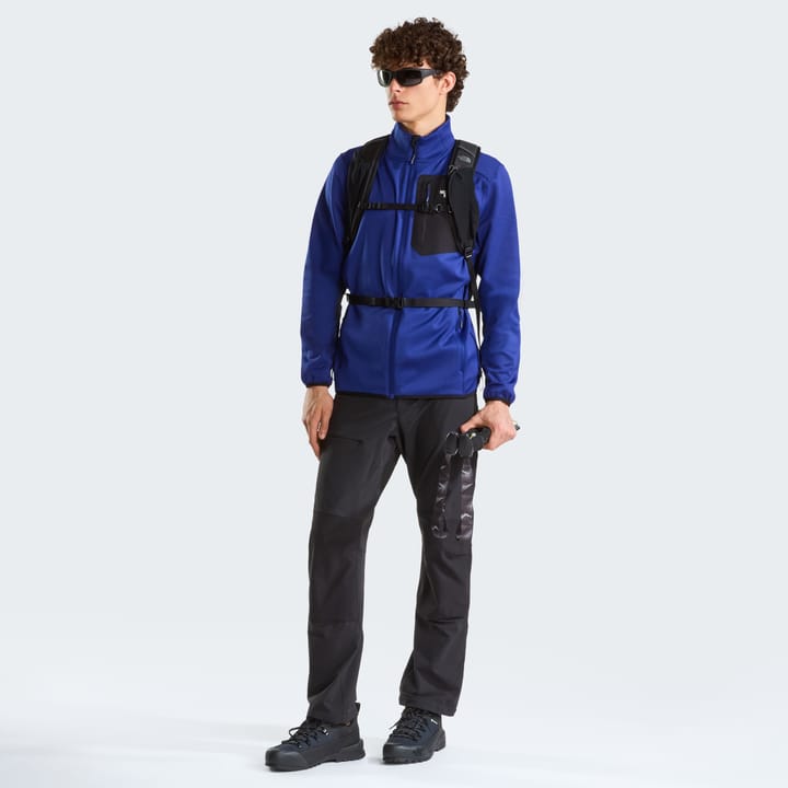 The North Face Men's Crest Full-Zip Fleece Bold Blue/TNF Black The North Face