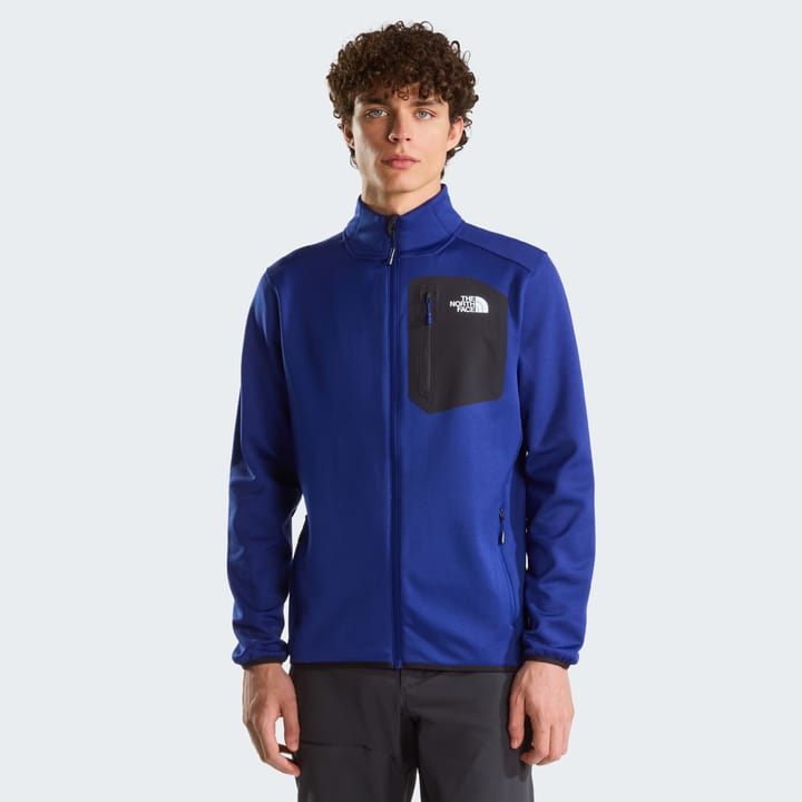 The North Face Men's Crest Full-Zip Fleece Bold Blue/TNF Black The North Face