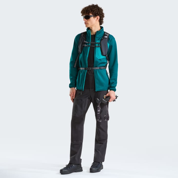 The North Face Men's Crest Full-Zip Fleece Pacific Teal/TNF Black The North Face