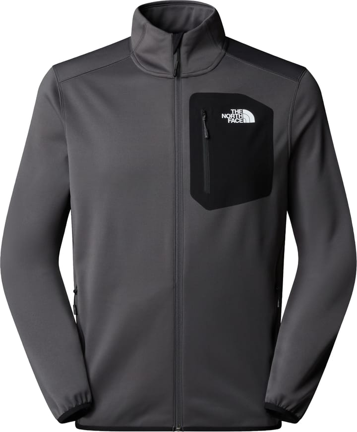 The North Face Men's Crest Full-Zip Fleece Anthracite Grey/TNF Black The North Face