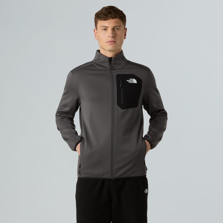 The North Face Men's Crest Full-Zip Fleece Anthracite Grey/TNF Black The North Face The North Face Men's Crest Full-Zip Fleece Anthracite Grey/TNF Black The North Face