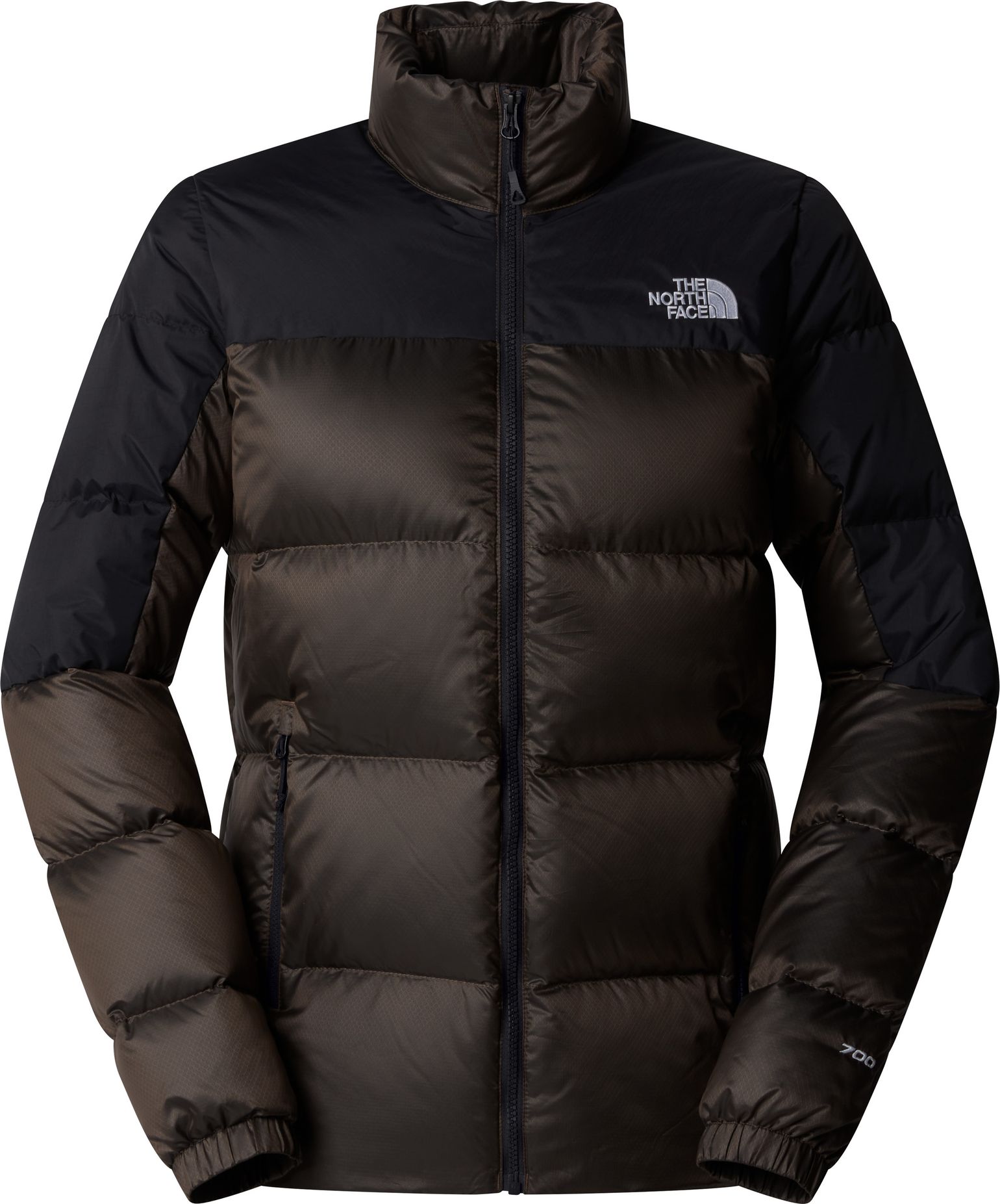 The North Face Women's Diablo Down 2.0 Jacket Smokey Brown Black Heather/TNF Black