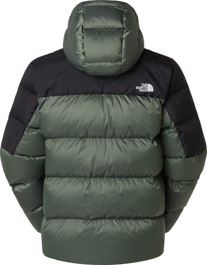 The North Face Men's Diablo Down 2.0 Hooded Jacket Bark Mist Black Heather/TNF Black The North Face