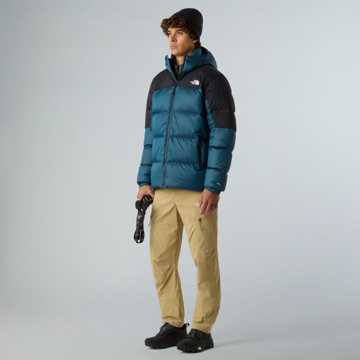 The North Face Men's Diablo Down 2.0 Hooded Jacket Dusk Blue Black Heather/TNF Black The North Face The North Face Men's Diablo Down 2.0 Hooded Jacket Dusk Blue Black Heather/TNF Black The North Face