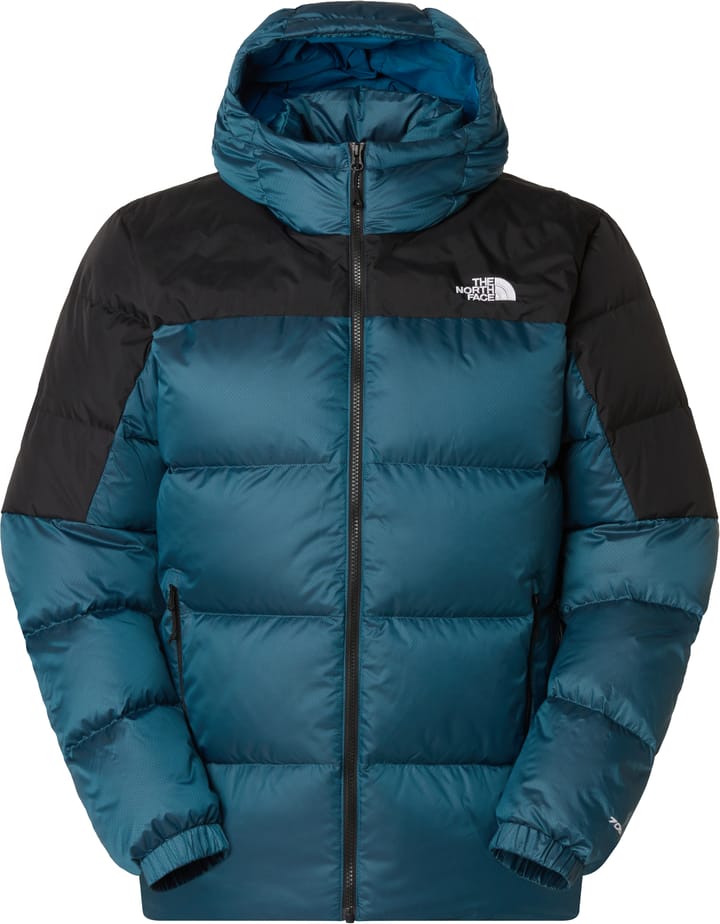 The North Face Men's Diablo Down 2.0 Hooded Jacket Dusk Blue Black Heather/TNF Black The North Face The North Face Men's Diablo Down 2.0 Hooded Jacket Dusk Blue Black Heather/TNF Black The North Face