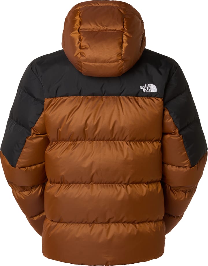 The North Face Men's Diablo Down 2.0 Hooded Jacket Mushroom Ember Black Heather/TNF Black The North Face
