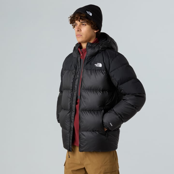 The North Face Men's Diablo Down 2.0 Hooded Jacket TNF Black Heather/TNF Black/Recycled Down The North Face The North Face Men's Diablo Down 2.0 Hooded Jacket TNF Black Heather/TNF Black/Recycled Down The North Face