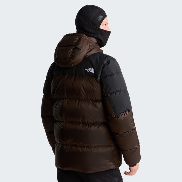 The North Face Men's Diablo Down 2.0 Hooded Jacket Dark Chestnut Black Heather/TNF Black The North Face