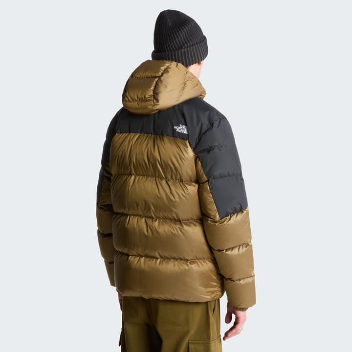 The North Face Men's Diablo Down 2.0 Hooded Jacket Khaki Stone Black Heather/TNF Black The North Face