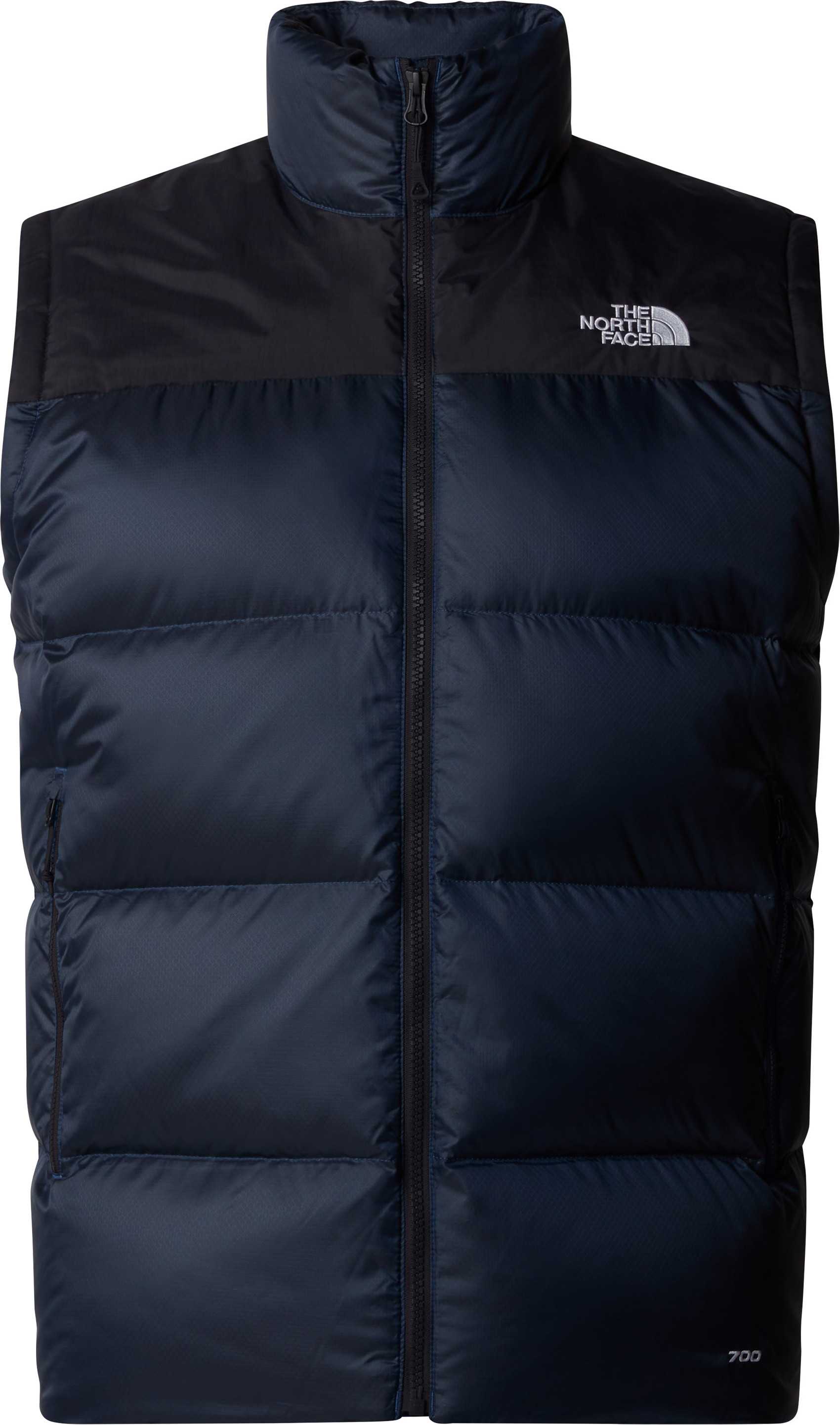 The North Face Men's Diablo Down 2.0 Gilet Shady Blue Black Heather/TNF Black Fôrede vester S