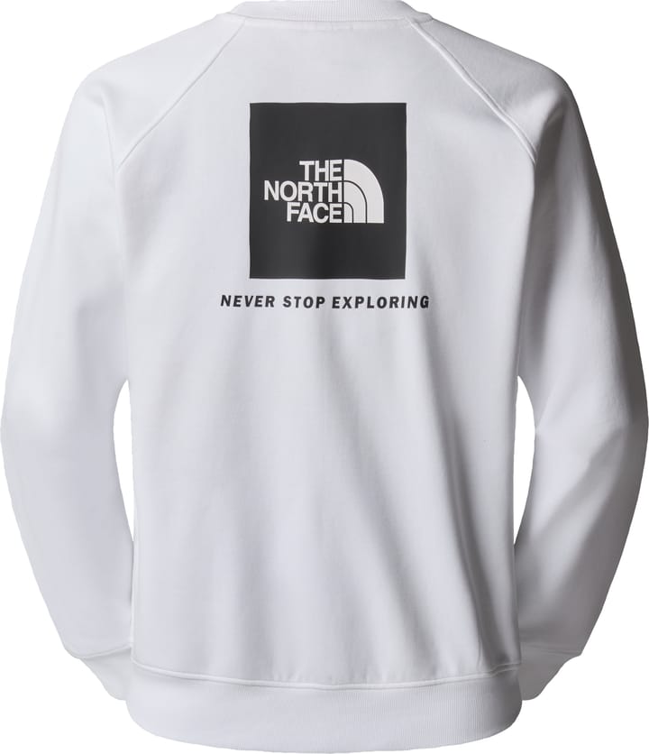 The North Face Men's Raglan Redbox Crew TNF White The North Face