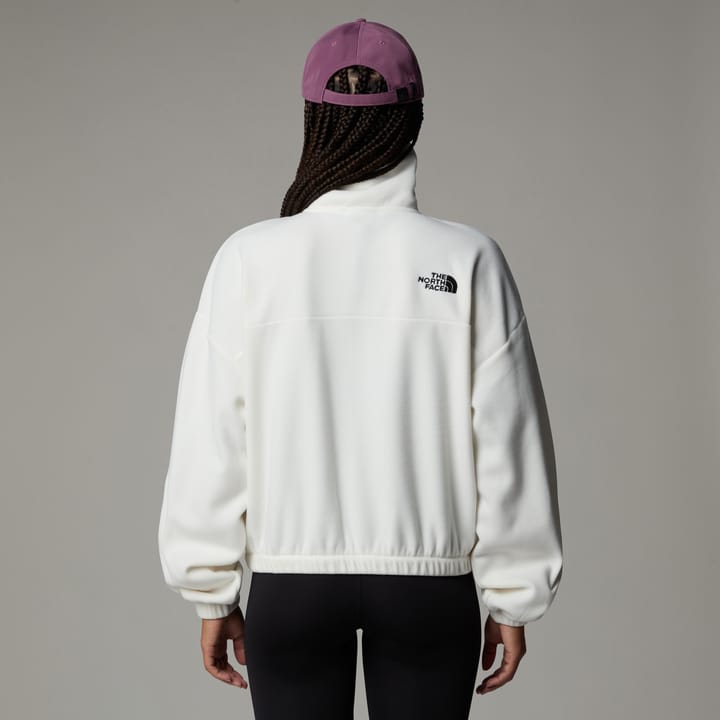The North Face Women's 100 Glacier Half Zip Fleece White Dune The North Face