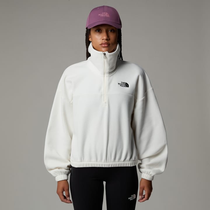The North Face Women's 100 Glacier Half Zip Fleece White Dune The North Face