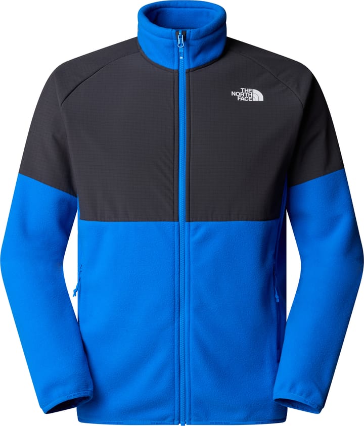 The North Face Men's Glacier Heavyweight Full Zip Fleece Hero Blue/Asphalt Grey/TNF Black The North Face