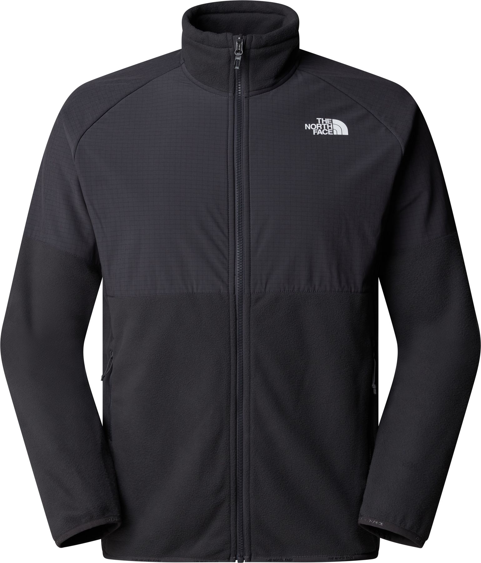 The North Face Men's Glacier Heavyweight Full Zip Fleece Asphalt Grey/Asphalt Grey/TNF Black