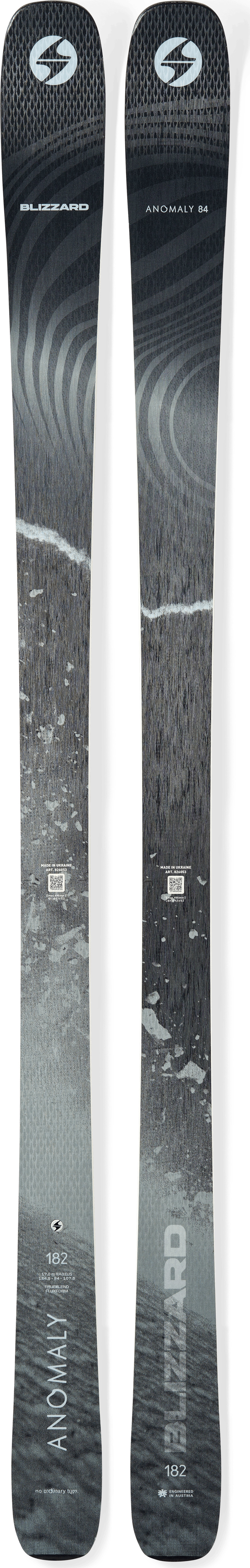 Blizzard Anomaly 84 Flat Black/Grey