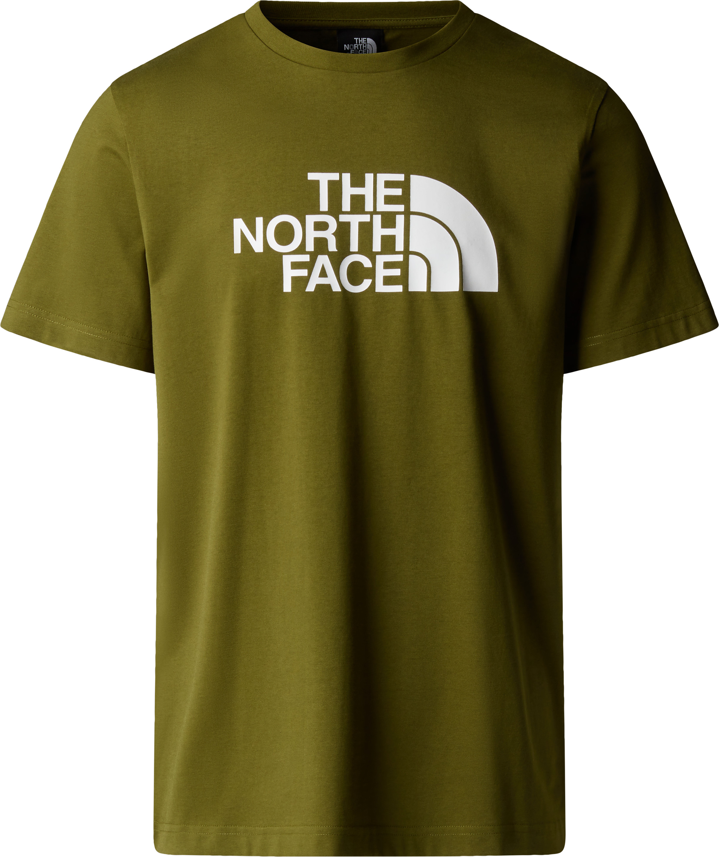 The North Face Men's Easy T-Shirt Forest Olive/TNF White Lyhythihaiset paidat XXL