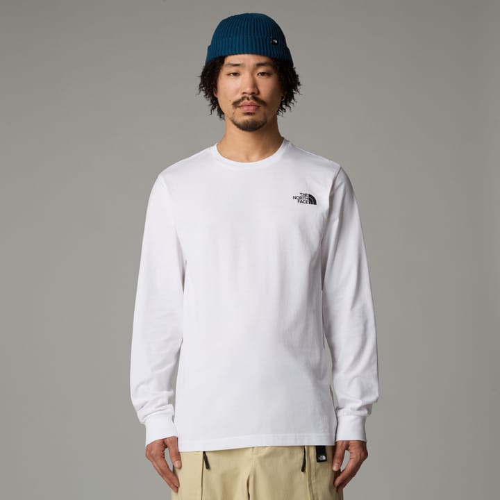 The North Face Men's Easy Long Sleeve T-Shirt TNF White The North Face The North Face Men's Easy Long Sleeve T-Shirt TNF White The North Face
