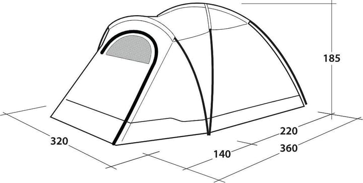 Outwell Cloud 5 Green Outwell