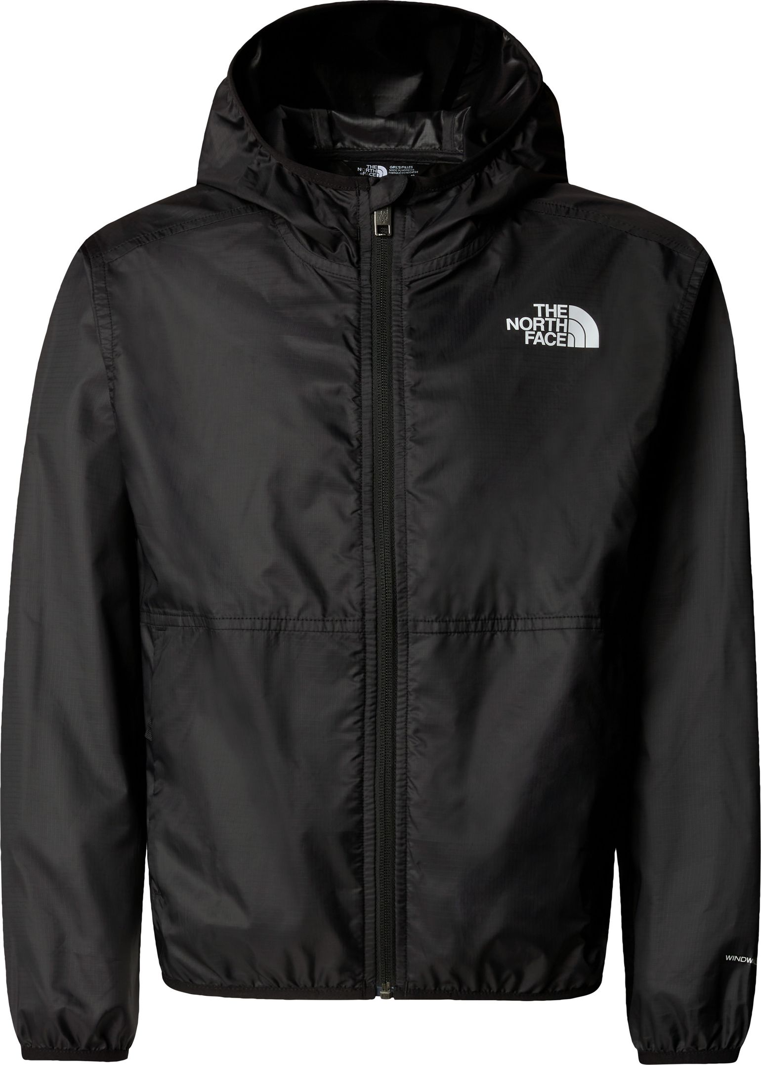 The North Face Girls' Cyclone Wind Jacket TNF Black