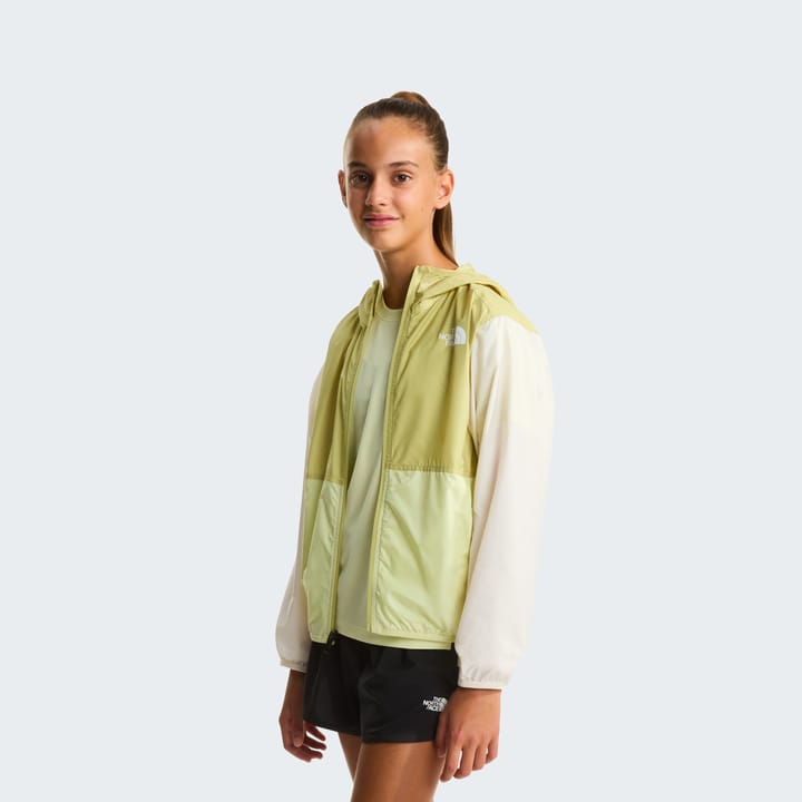 The North Face Girls' Cyclone Wind Jacket Pear/lemon Mist/white D The North Face