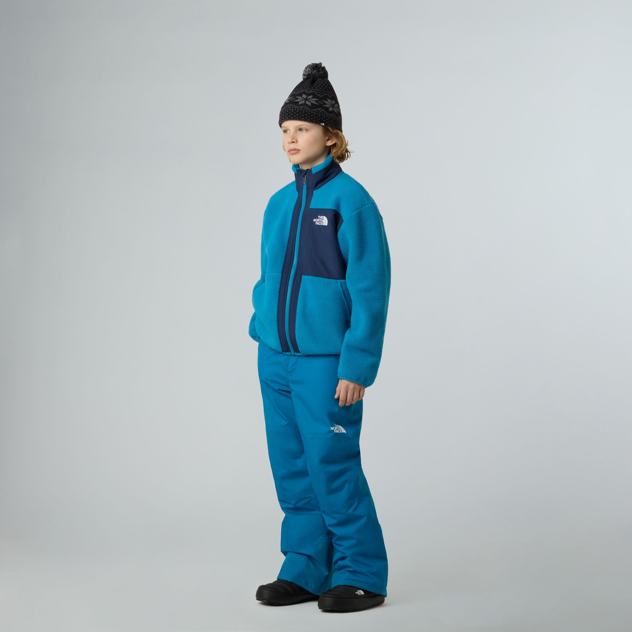 The North Face Boys' Yumiori Full Zip Jacket Dusk Blue/Summit Navy