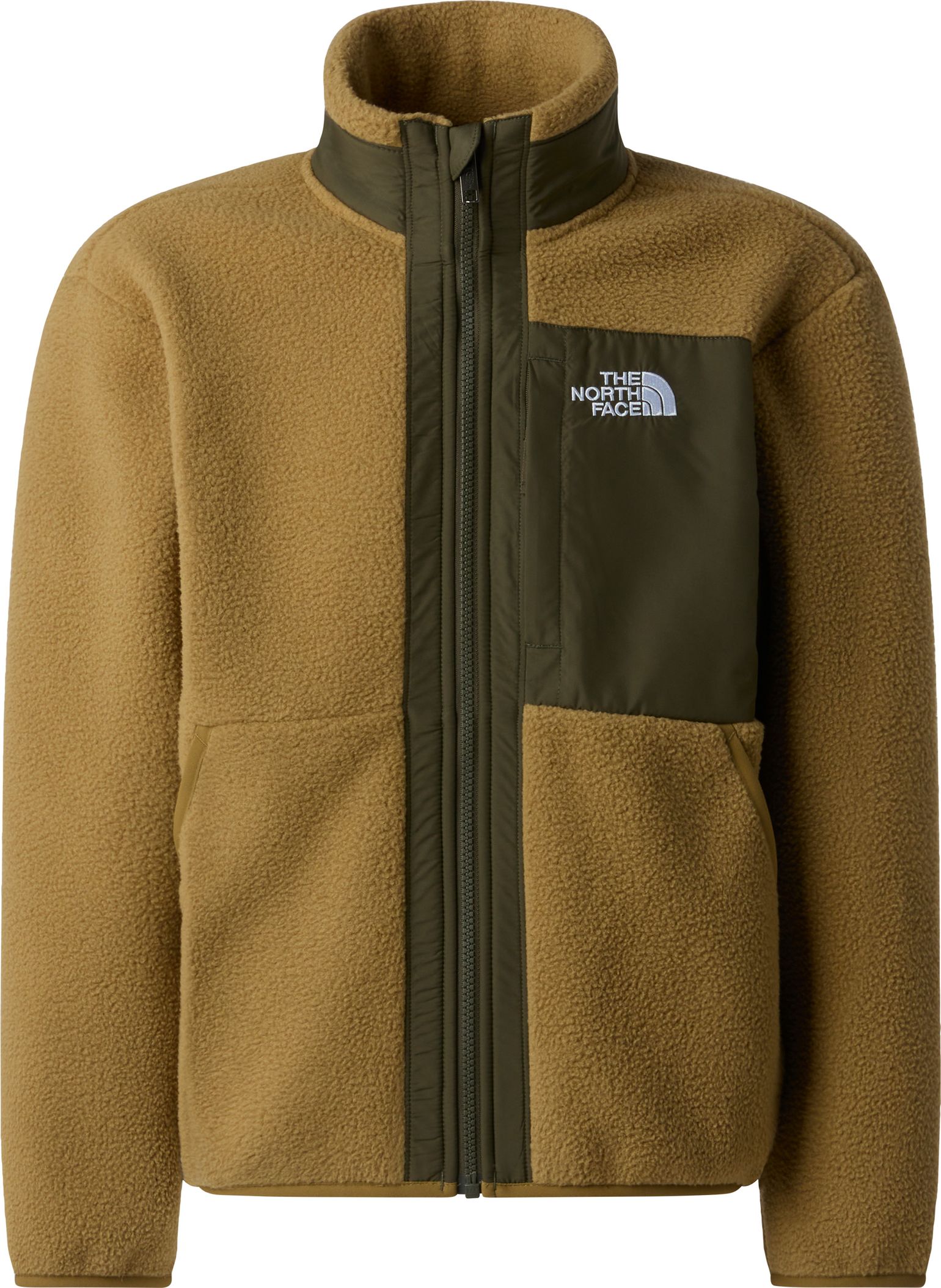 The North Face Boys' Yumiori Full Zip Jacket Cedar/new Taupe Green
