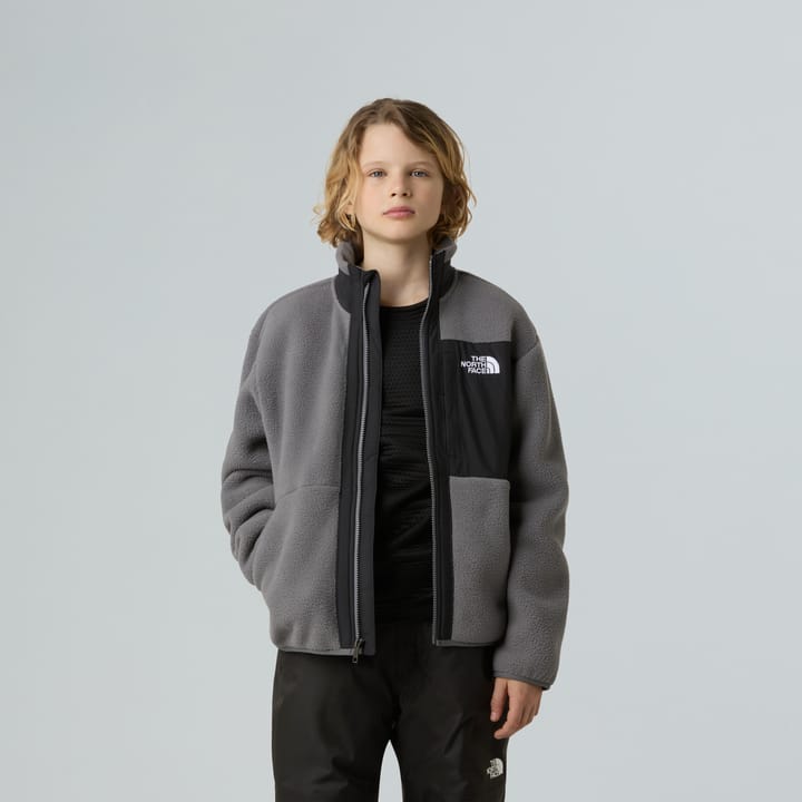 The North Face Boys' Yumiori Full Zip Jacket Smoked Pearl/TNF Black The North Face