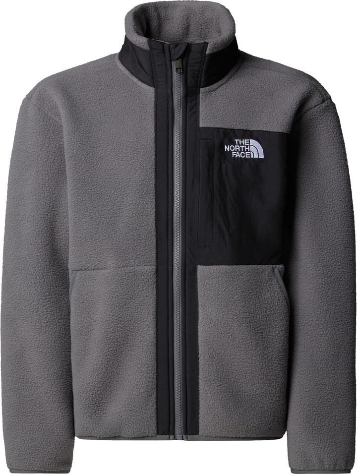 The North Face Boys' Yumiori Full Zip Jacket Smoked Pearl/TNF Black The North Face