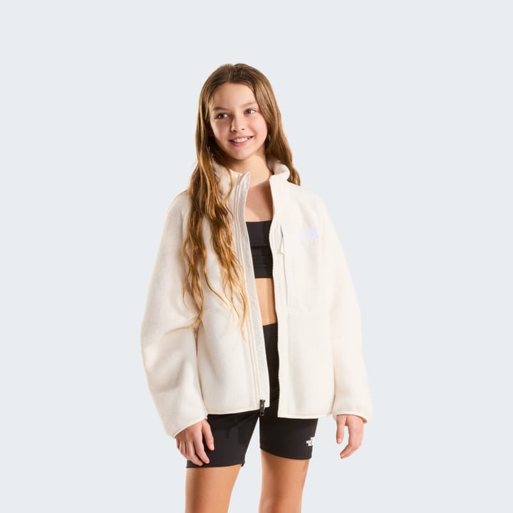 The North Face Girls' Yumiori Full Zip Jacket White Dune The North Face