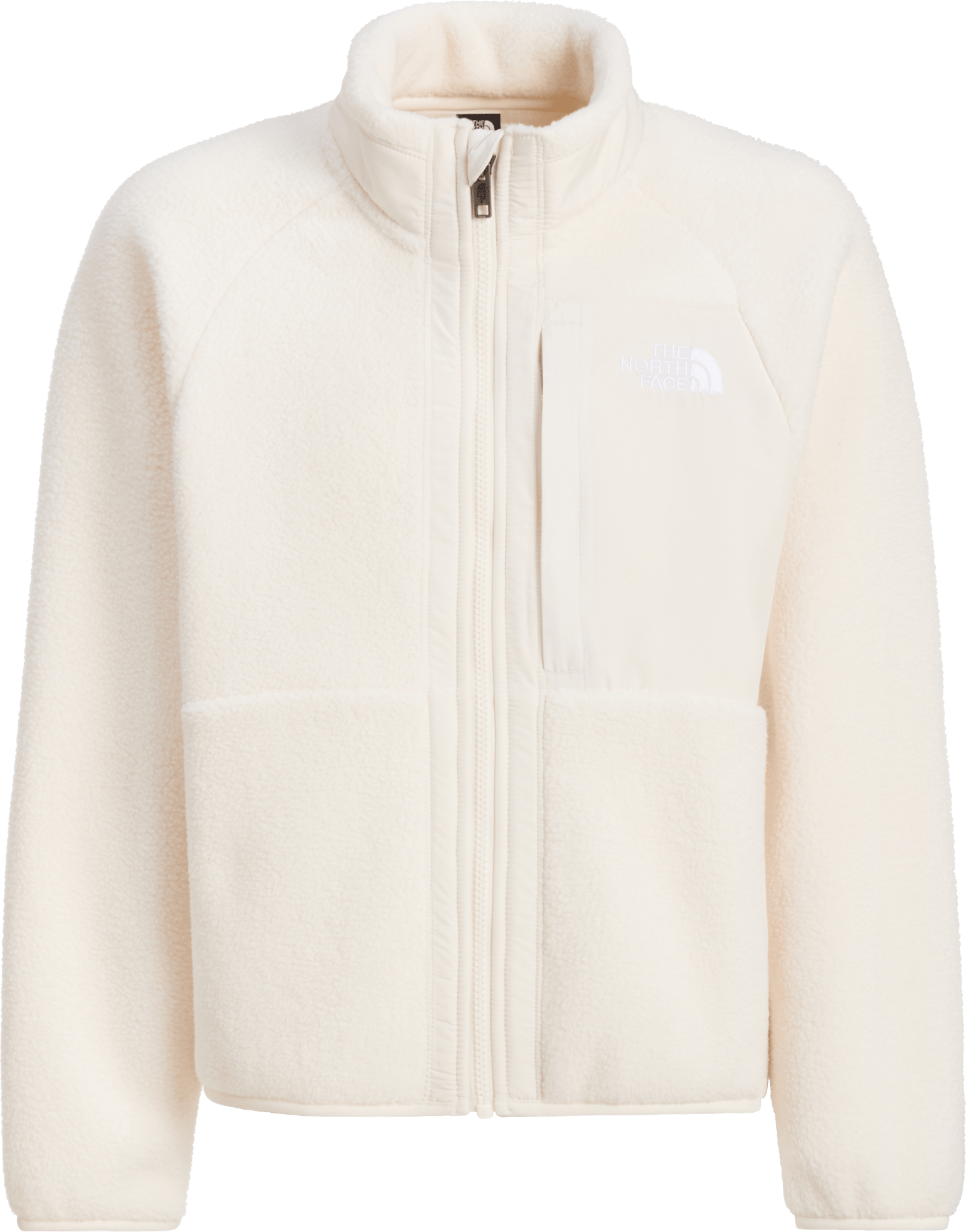 The North Face Girls' Yumiori Full Zip Jacket White Dune