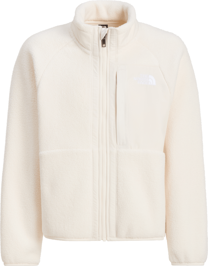 The North Face Girls' Yumiori Full Zip Jacket White Dune The North Face