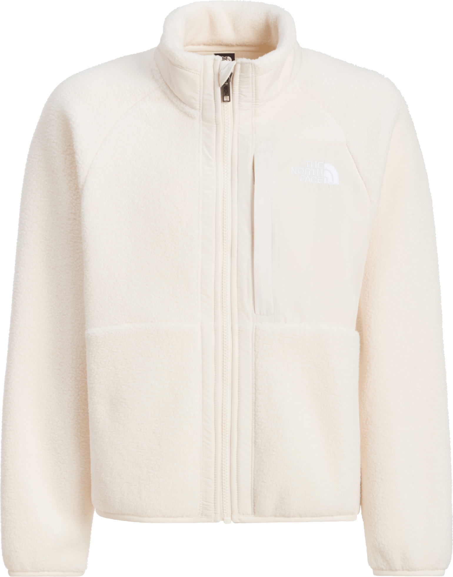 The North Face Girls' Yumiori Full Zip Jacket White Dune