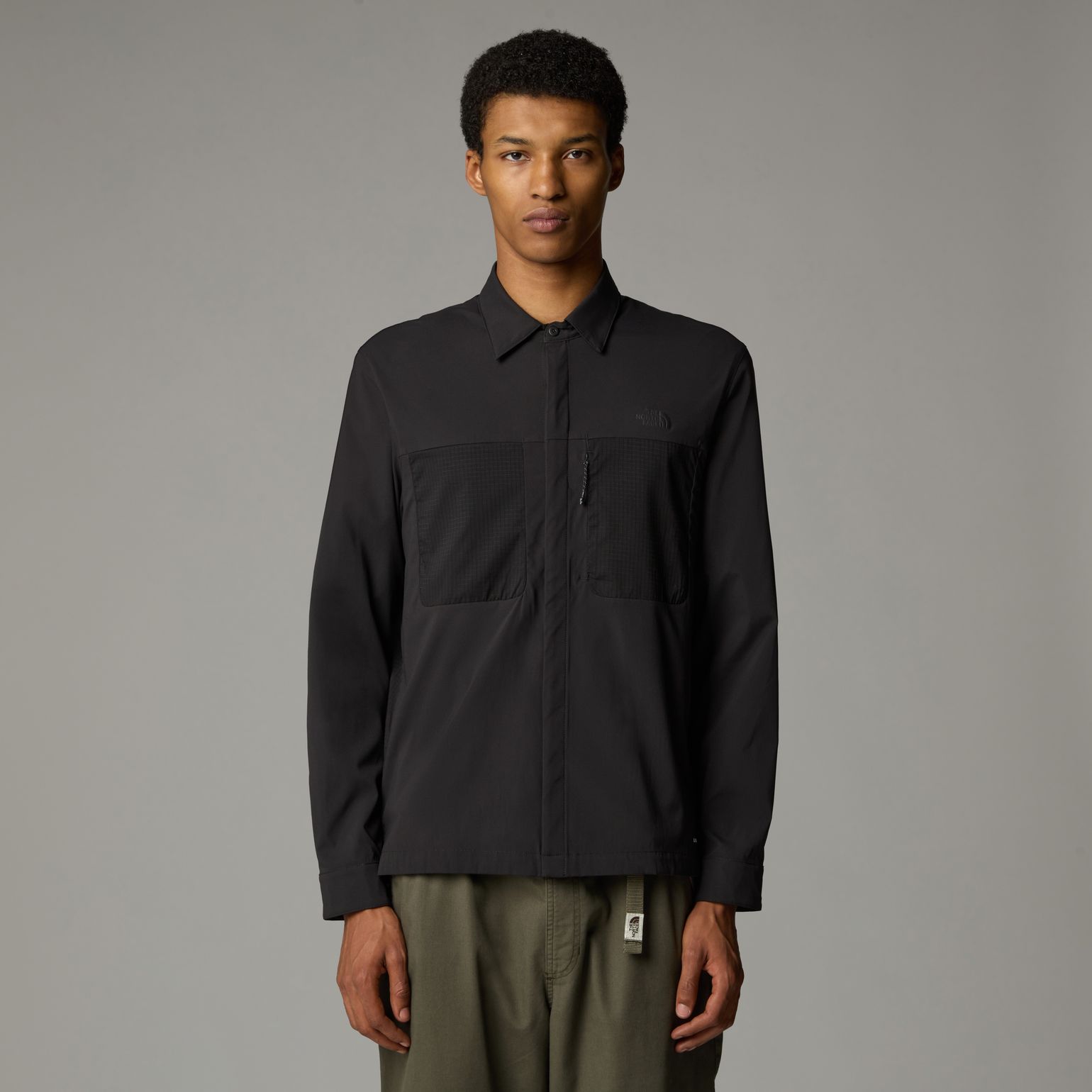 The North Face Men's Lightrange Long Sleeve Shirt TNF Black