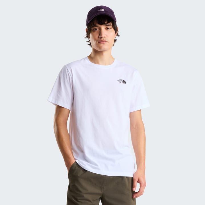 The North Face M Evolution Box Nse Regular Short Sleeve Tnf White The North Face