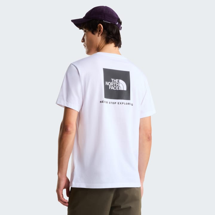 The North Face M Evolution Box Nse Regular Short Sleeve Tnf White The North Face