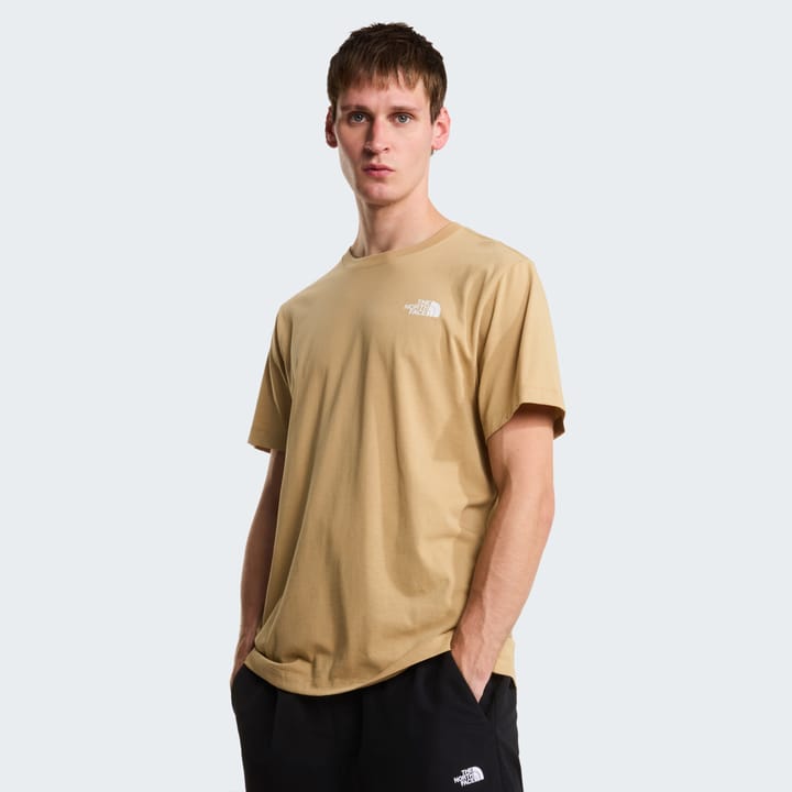 The North Face M Evolution Box Nse Regular Short Sleeve Khaki Stone The North Face