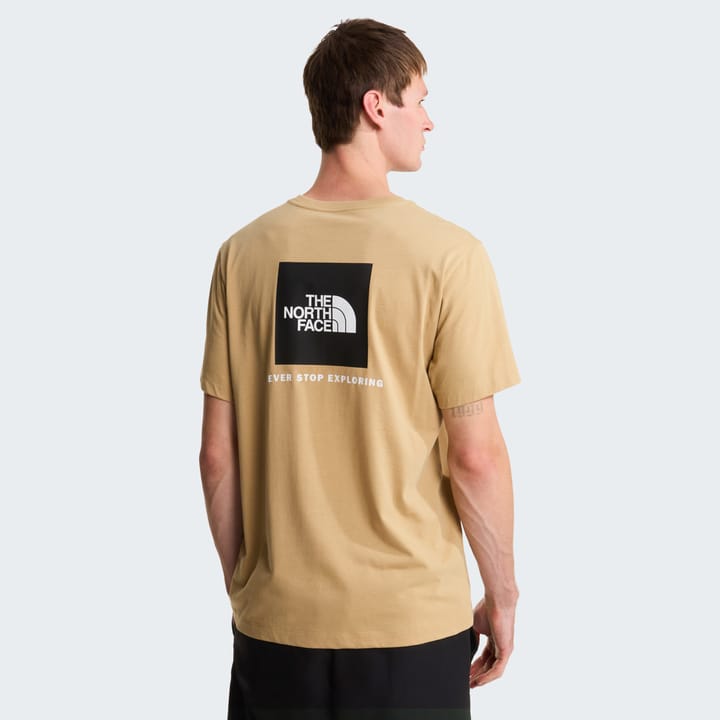 The North Face M Evolution Box Nse Regular Short Sleeve Khaki Stone The North Face
