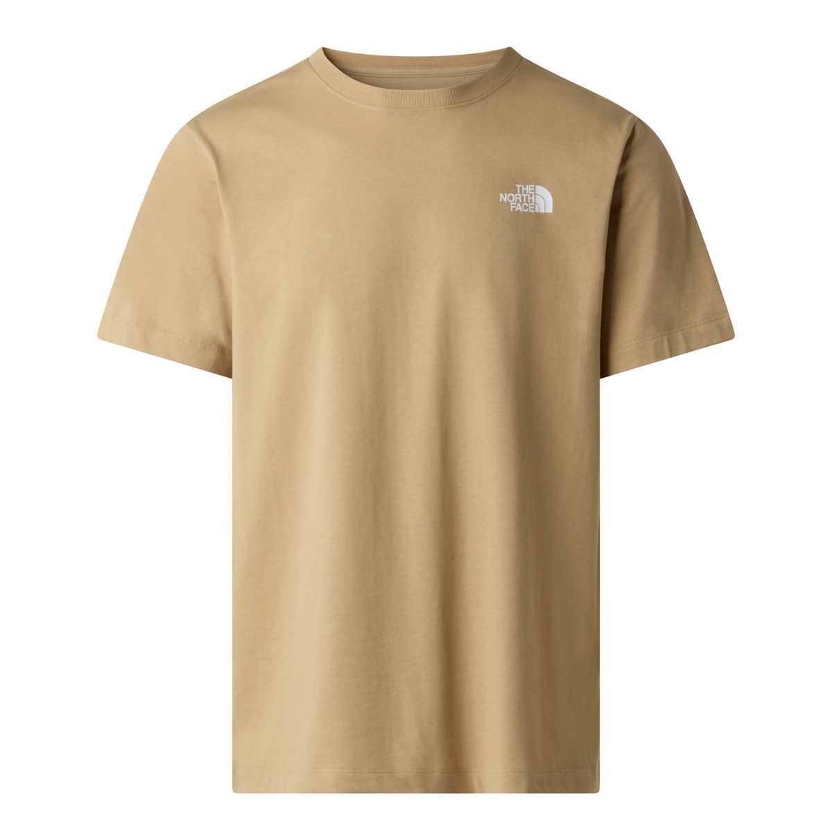 The North Face M Evolution Box Nse Regular Short Sleeve Khaki Stone