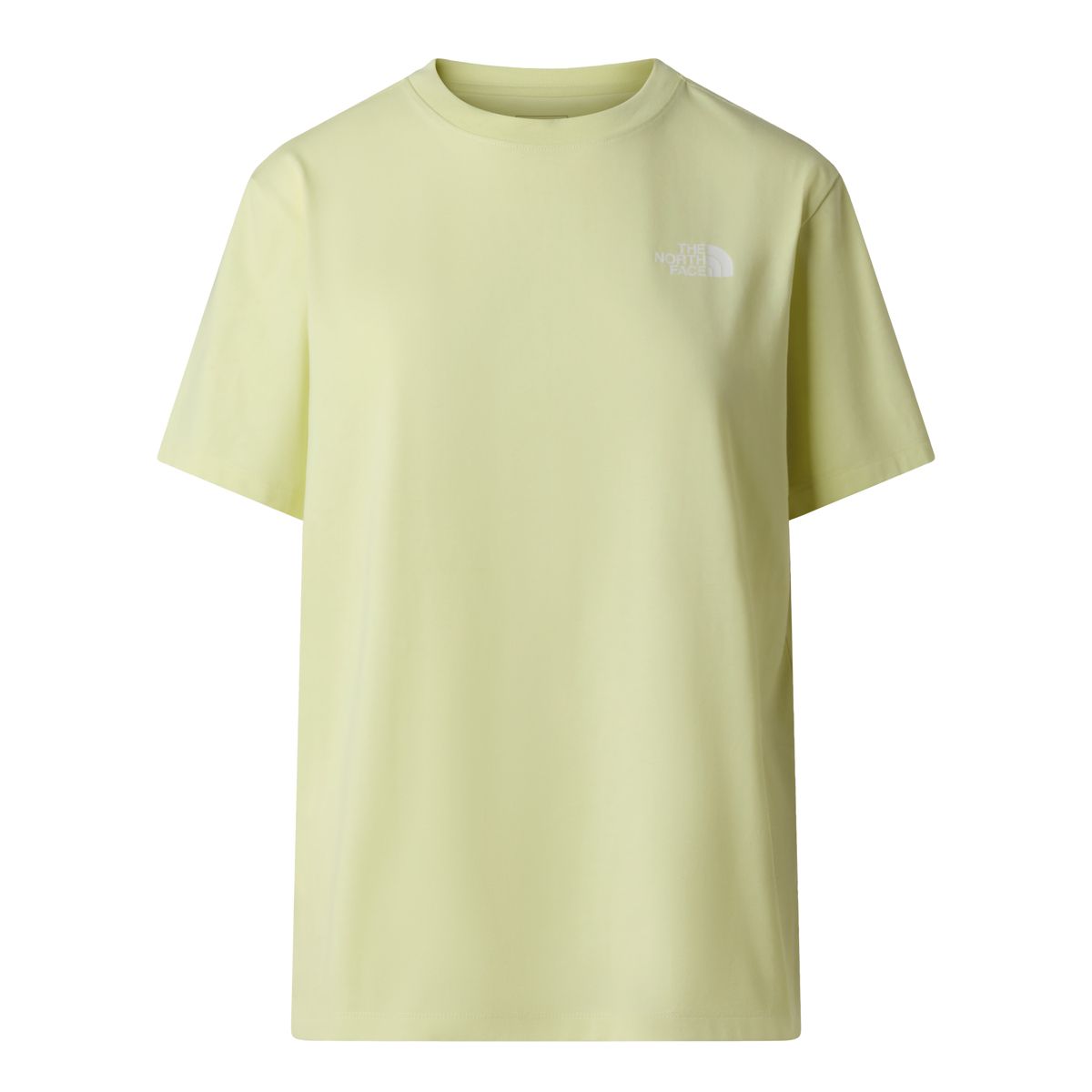 The North Face W Evolution Box Nse Relaxed Short Sleeve Lemon Mist