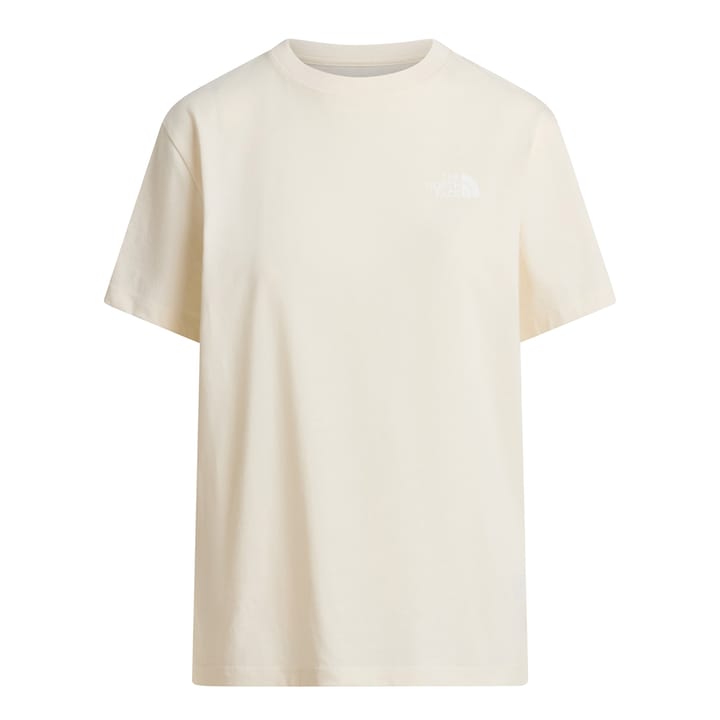 The North Face W Evolution Box Nse Relaxed Short Sleeve White Dune The North Face
