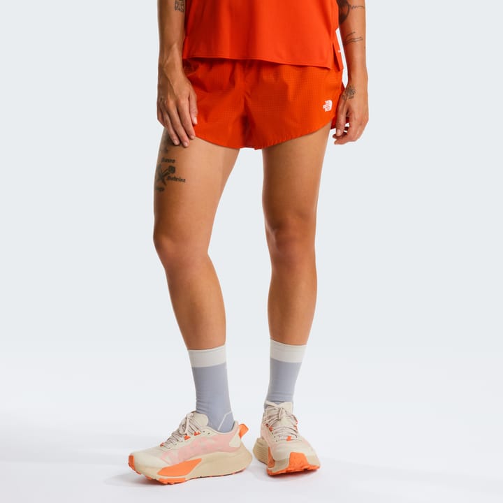 The North Face Women's Sunriser 3" Shorts Lava Red The North Face