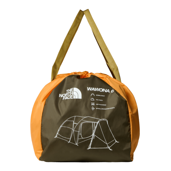 The North Face Wawona 6-Person Light Exuberance Orange/Timber Tan/New Taupe Green The North Face The North Face Wawona 6-Person Light Exuberance Orange/Timber Tan/New Taupe Green The North Face