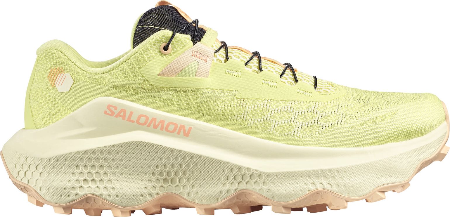 Salomon Women's Ultra Glide 4 Sunny Lime / Transparent Yellow / Almond Cream